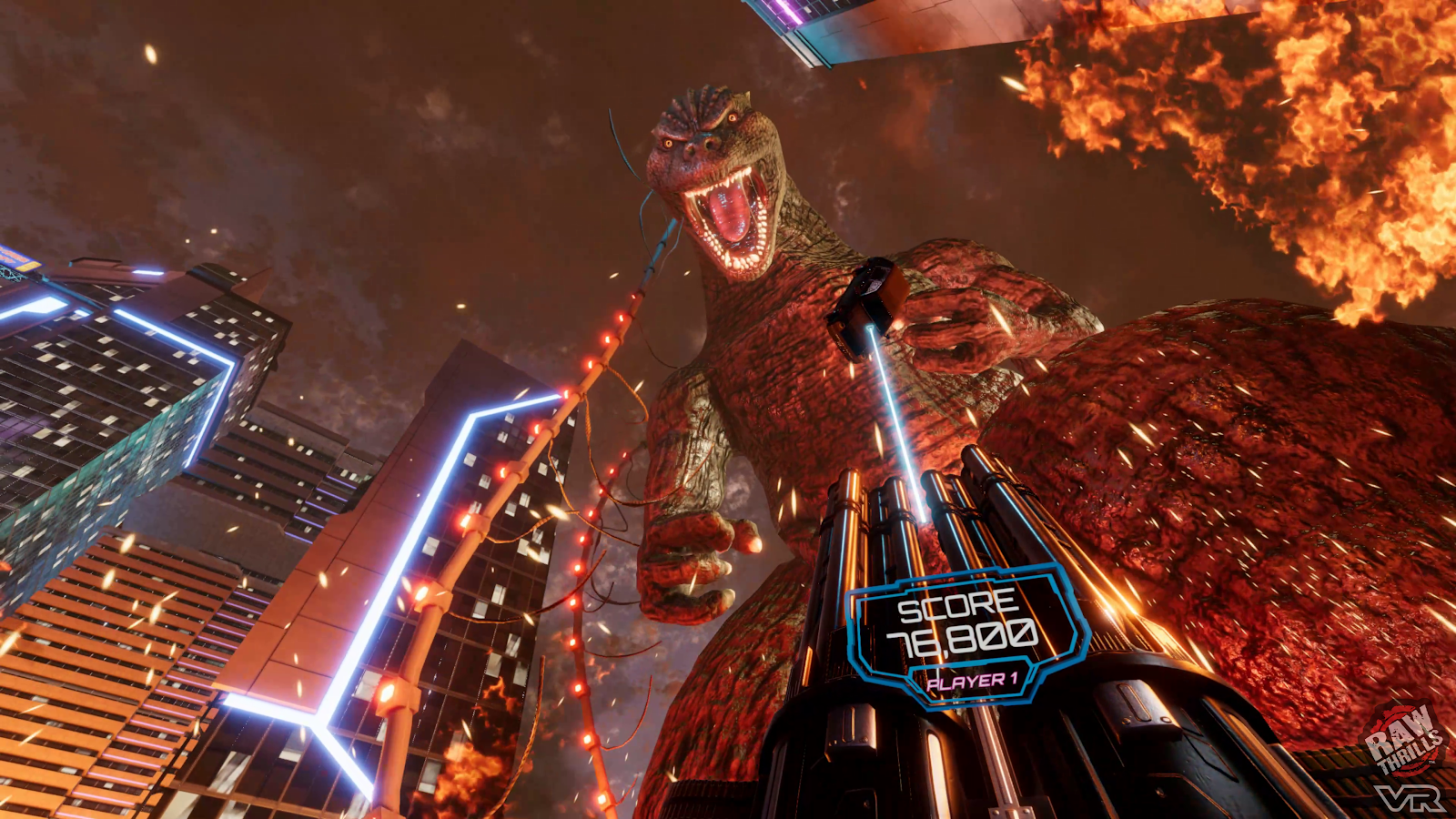 Godzilla Kaiju Wars VR Begins Shipping to Arcades