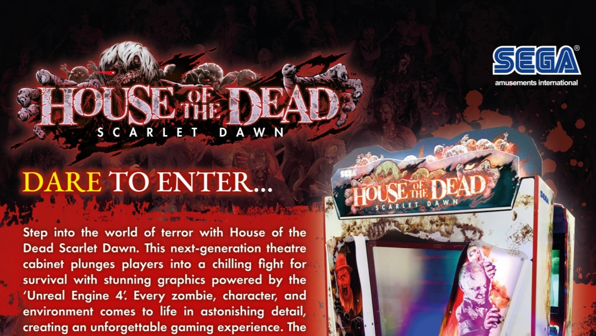 Sega Reveals a Theatre Cabinet for House of the Dead Scarlet Dawn