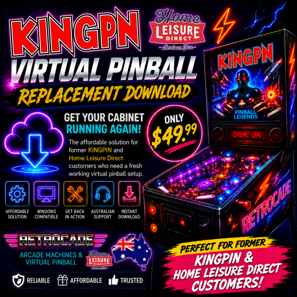 Home Leisure Direct King-Pin Virtual Pinball Replacement Download | RETROCADE