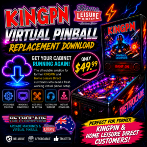 Home Leisure Direct King-Pin Virtual Pinball Replacement Download | RETROCADE