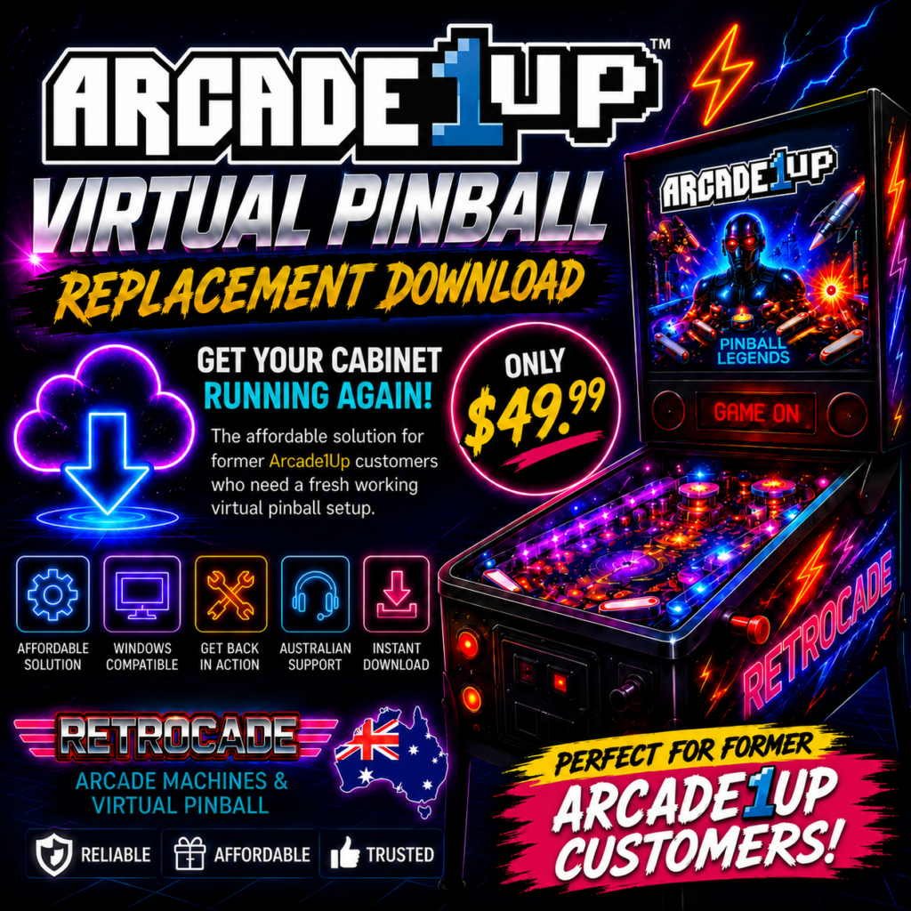 Arcade1Up virtual pinball download