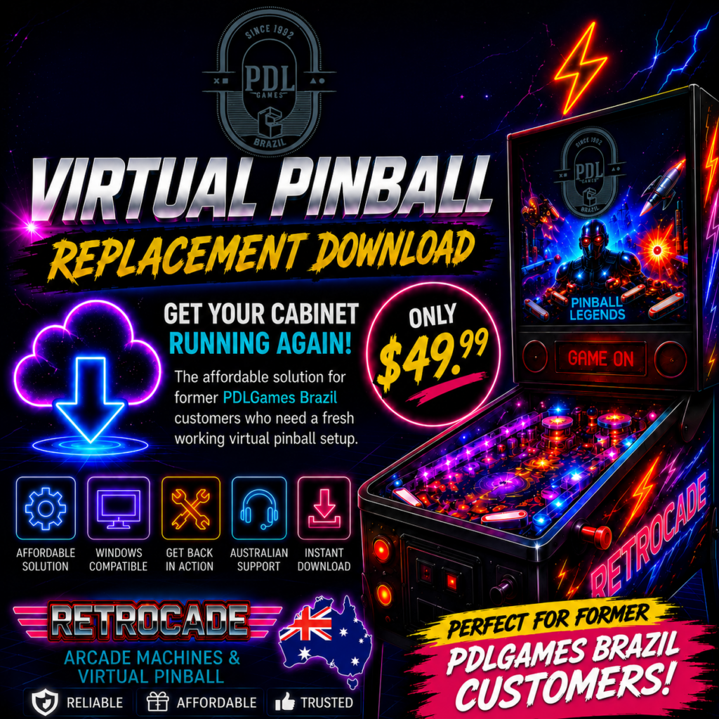 pdlgames Brazil virtual pinball cabinet download