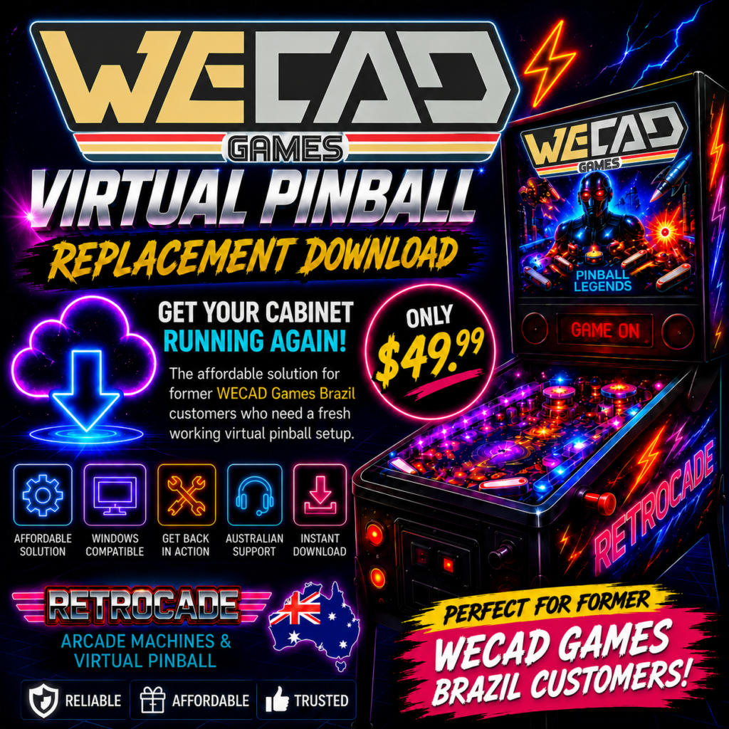 wecad games Brazil Virtual Pinball Replacement Download | RETROCADE