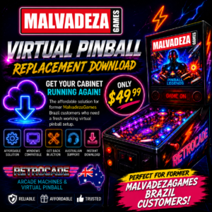 malvadezagames Brazil Virtual Pinball Replacement Download | RETROCADE