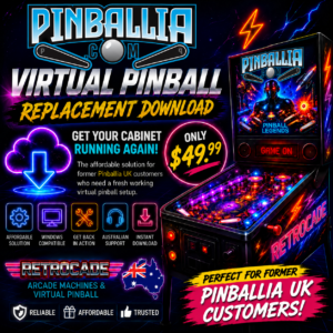 pinballia UK Virtual Pinball Replacement Download | RETROCADE