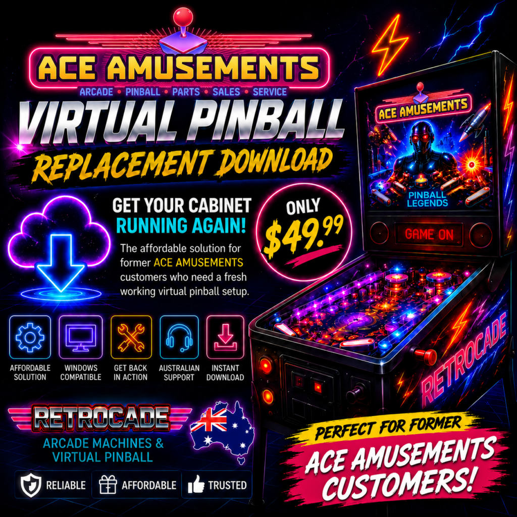 ACE AMUSEMENTS virtual pinball cabinet download