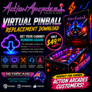 actionarcades Virtual Pinball Replacement Download | RETROCADE