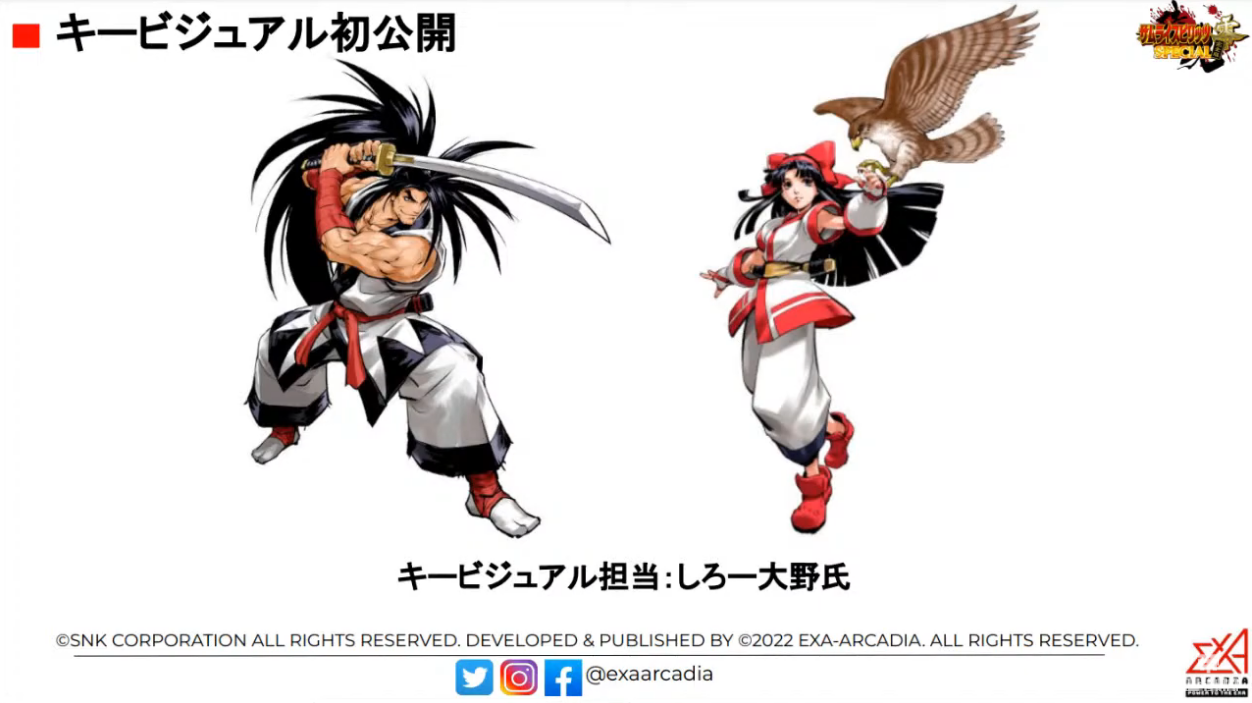 Samurai Showdown V Perfect character art