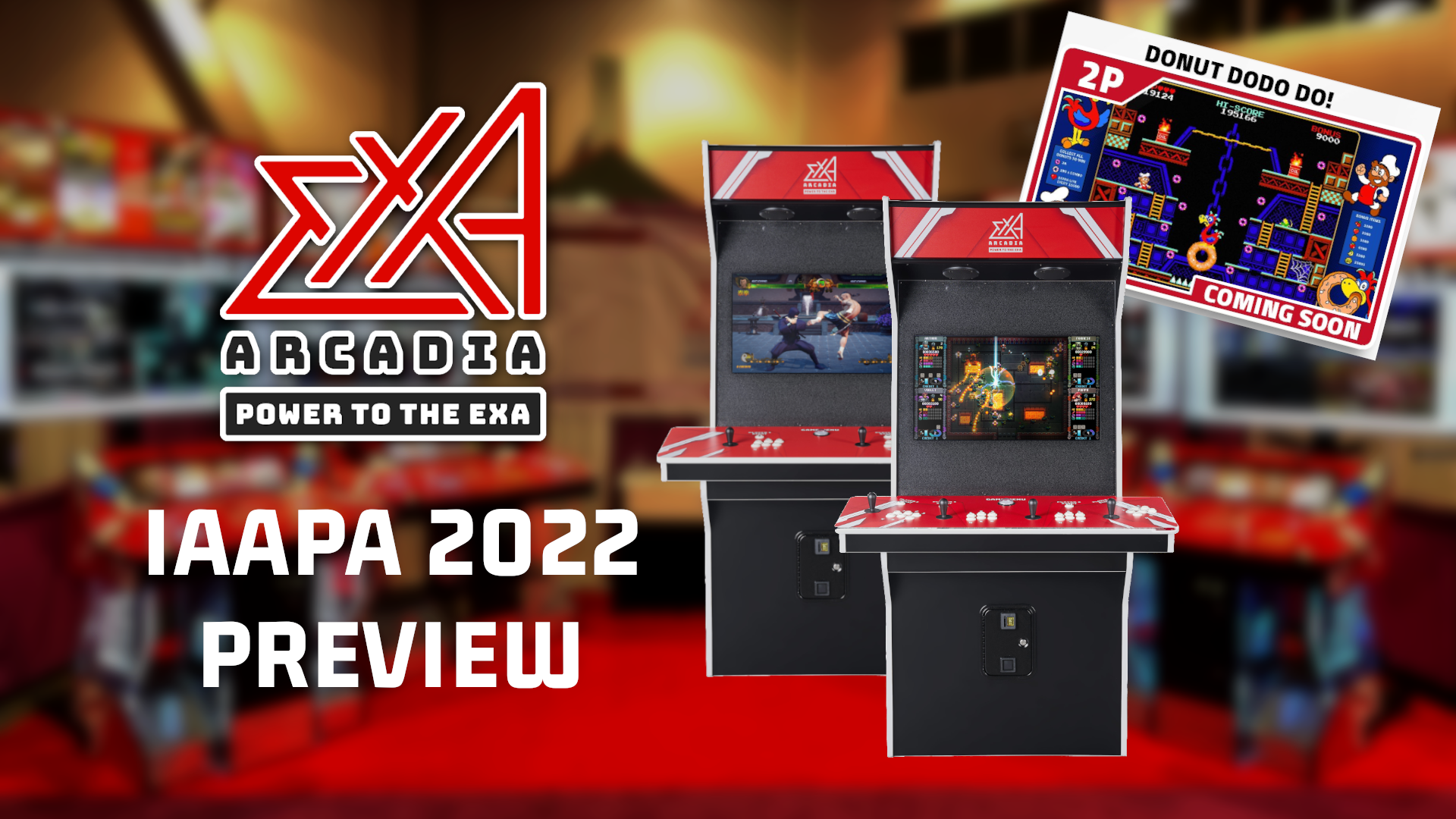 exA-Arcadia Brings ARC-1 Cabinets and New Games to IAAPA 2022