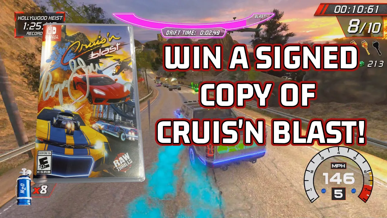 Win a Signed Copy of Cruis’n Blast on Nintendo Switch
