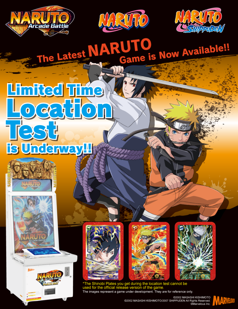 Naruto Arcade Battle Gets Limited US Test