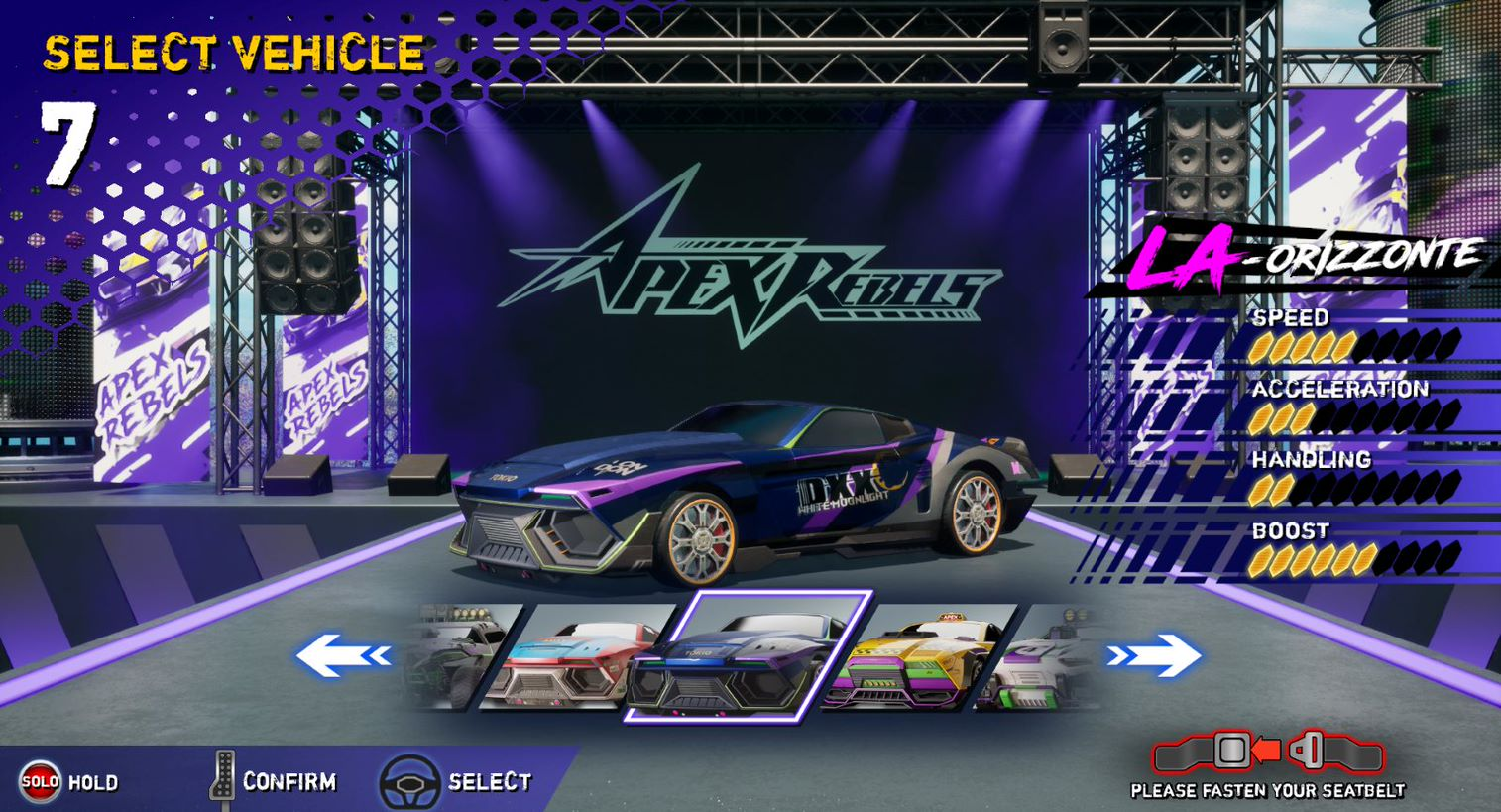 Apex Rebels - LA-Orizzonte car