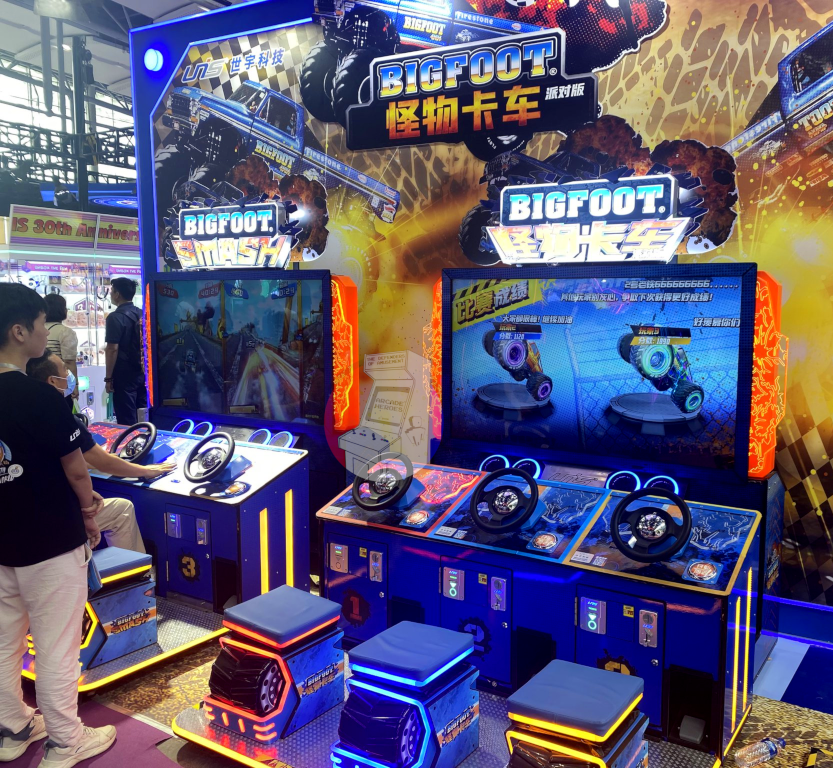 UNIS Confirms Bigfoot Smash and Teases Two New Arcade Games