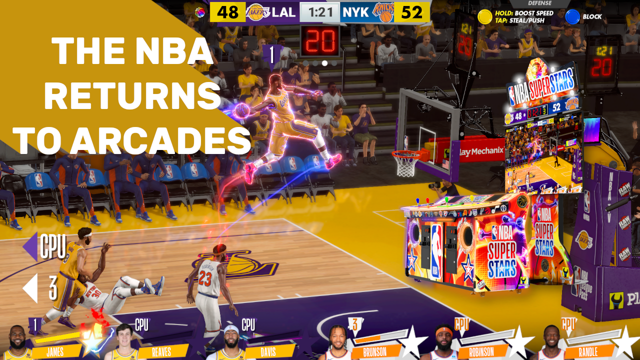 NBA Superstars Brings High-Speed Basketball Back to Arcades