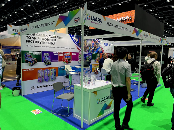 Sega Amusements International at IAAPA Expo 2024 Asia