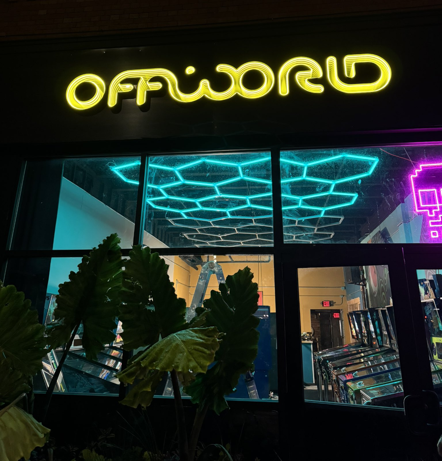 Offworld Arcade store front