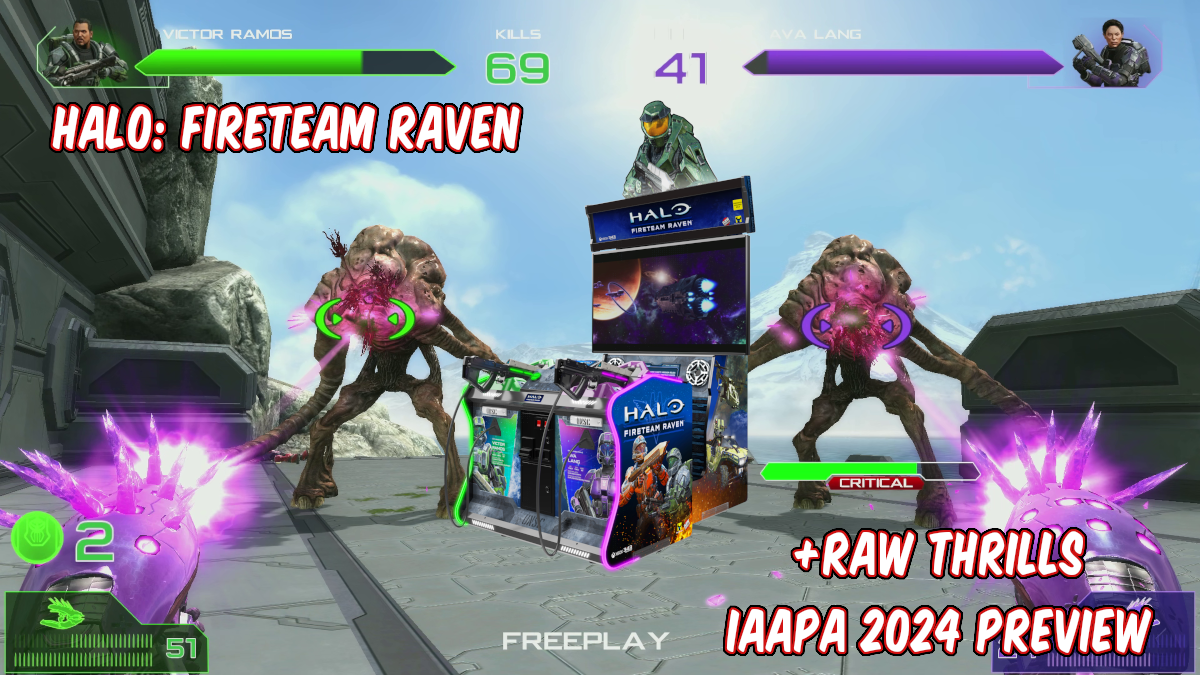 Raw Thrills Confirms Halo: Fireteam Raven 2-Player Cabinet for IAAPA 2024