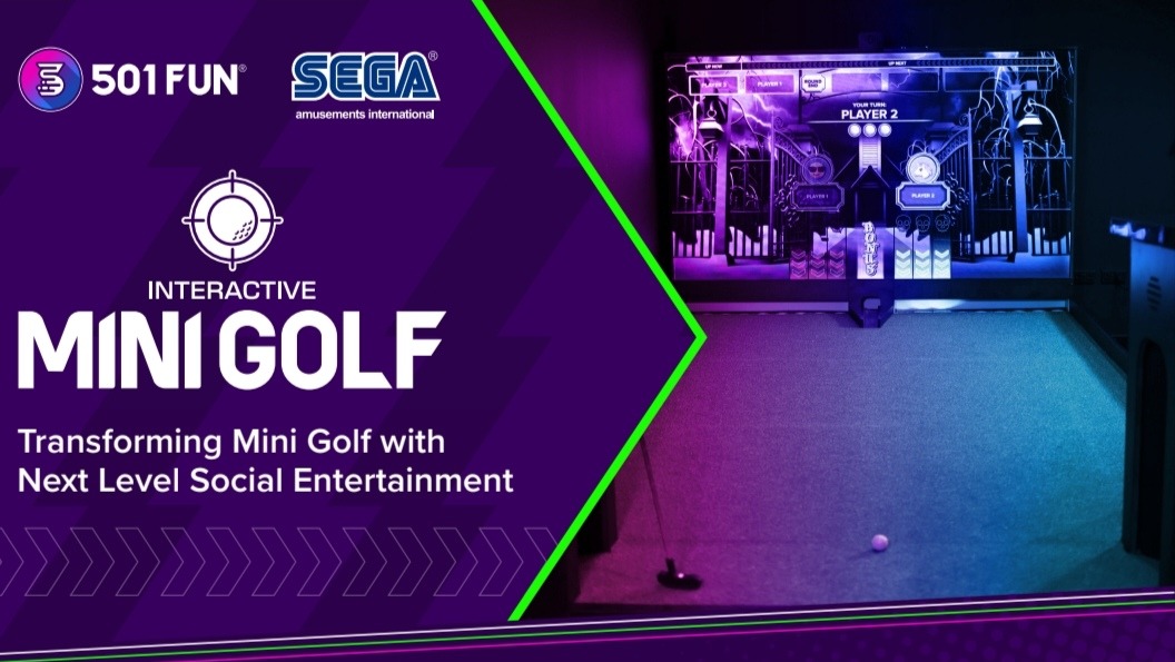 Sega Amusements and 501 Entertainment Bring Interactive Mini Golf to Market