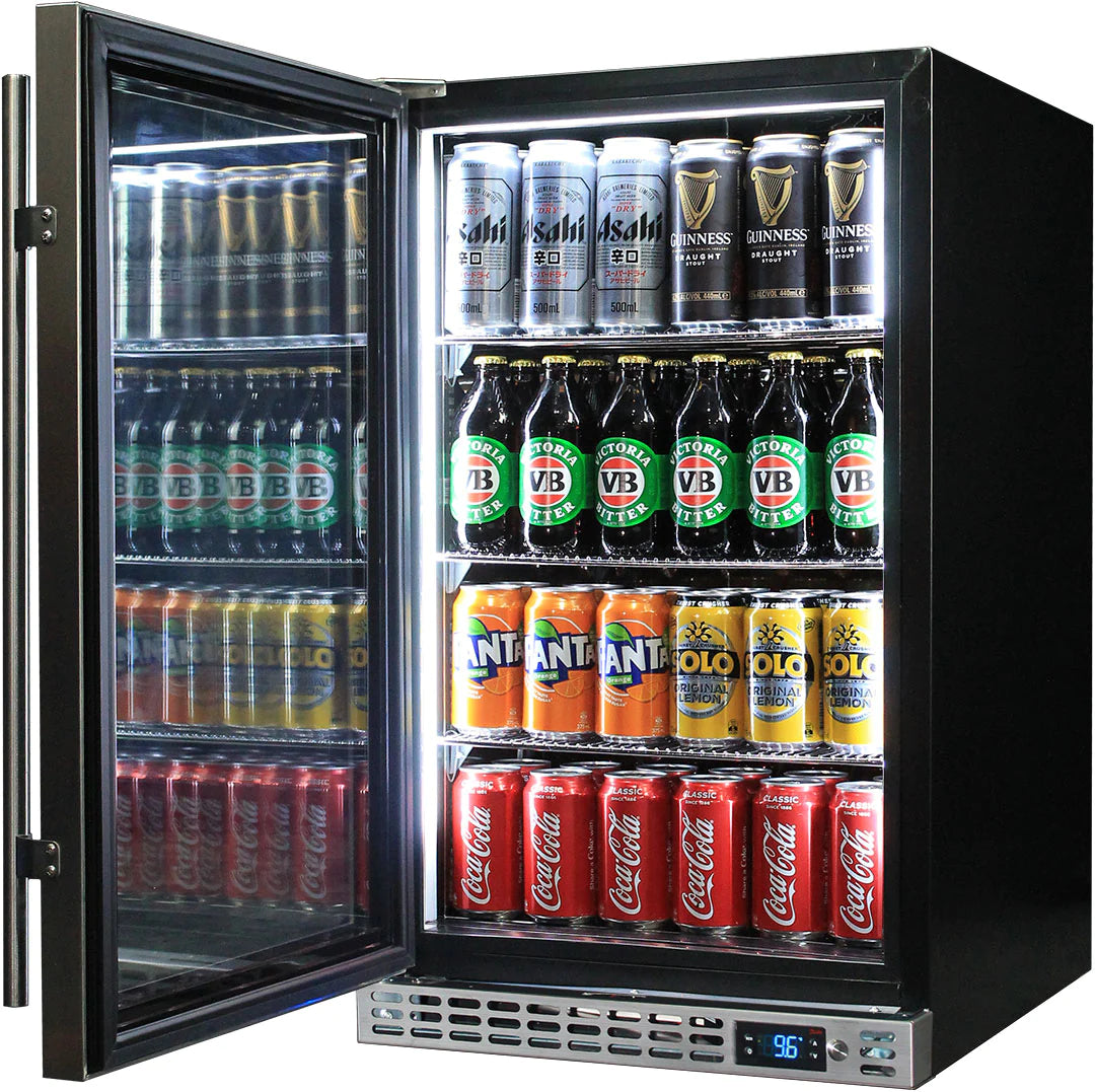 Schmick Quiet Front Venting Stainless Door 132L Bar Fridge