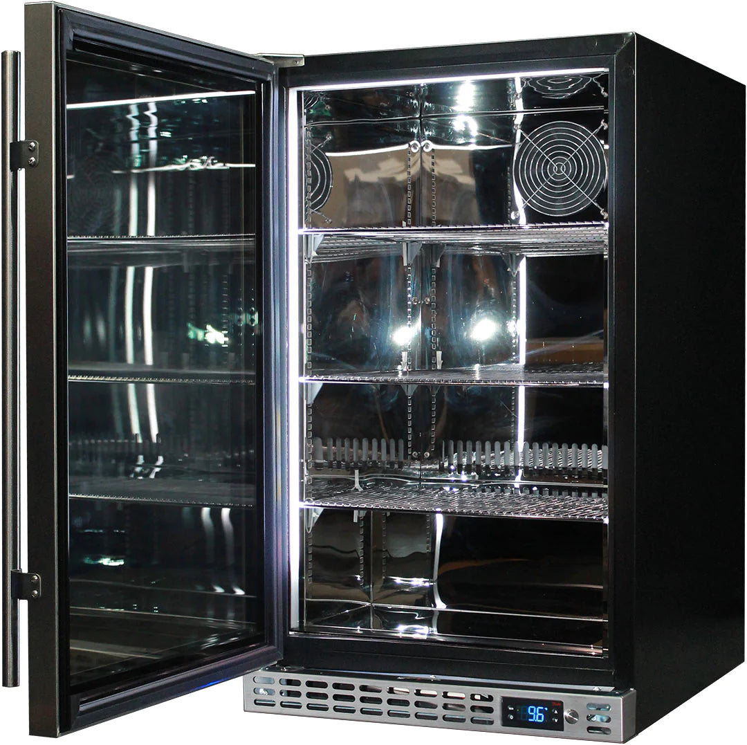 Schmick Quiet Front Venting Stainless Door 132L Bar Fridge