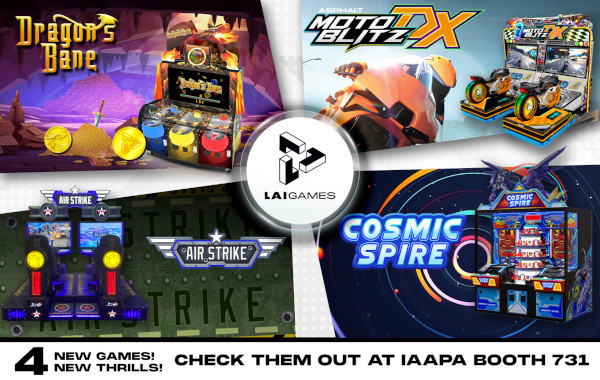 IAAPA 2023: LAI Games Reveals Its Arcade Line-up