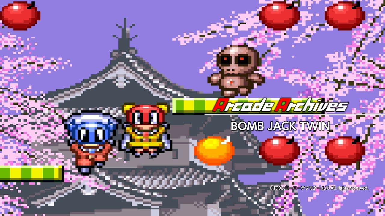 Bomb Jack Twin Brings Two-Player Platforming to Modern Consoles