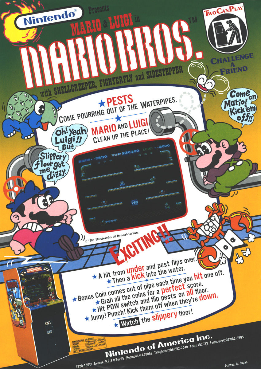 Mario Bros. flyer