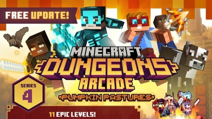 Minecraft Dungeons Arcade Series 4 Update Arrives Soon