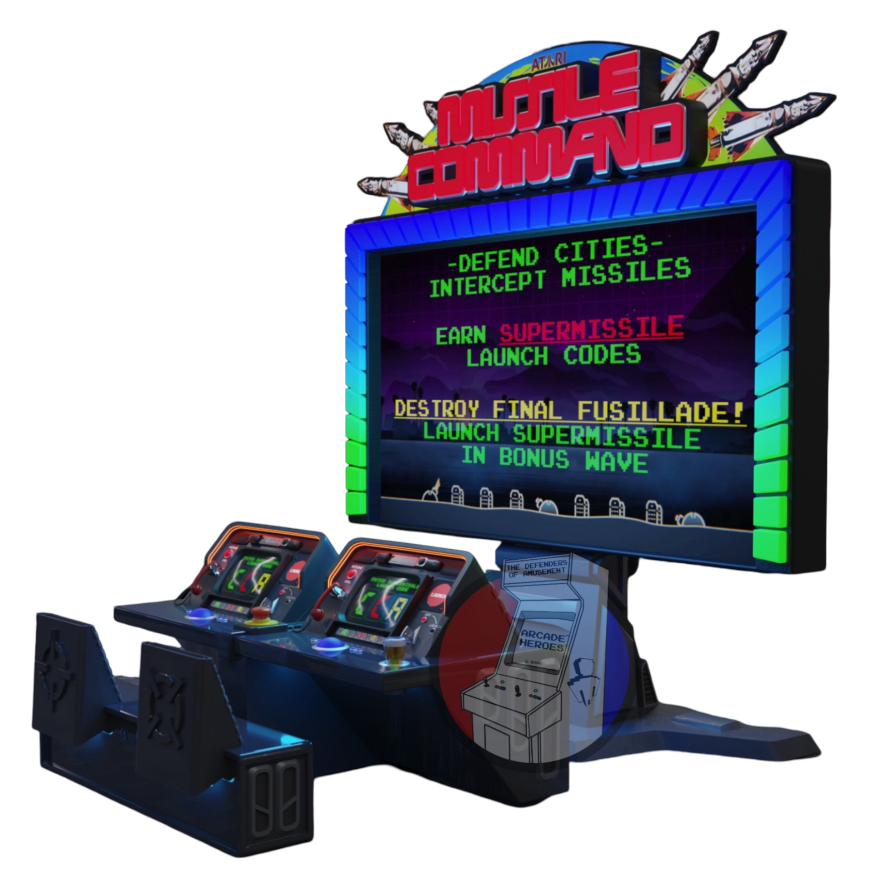 Missile Command Recharged by Alan-1 and Atari