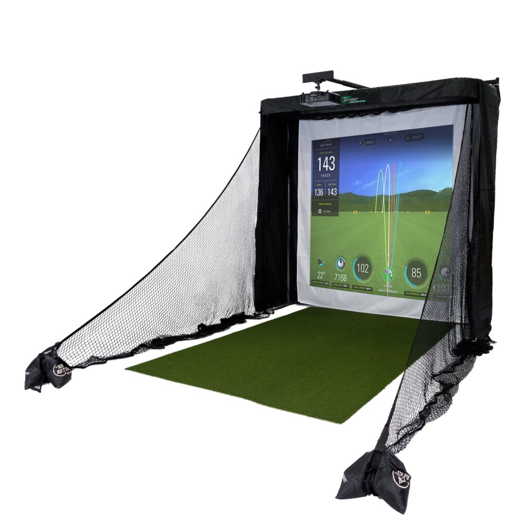 Simulator Series 8 Golf Simulator Bay + Pro Turf mat