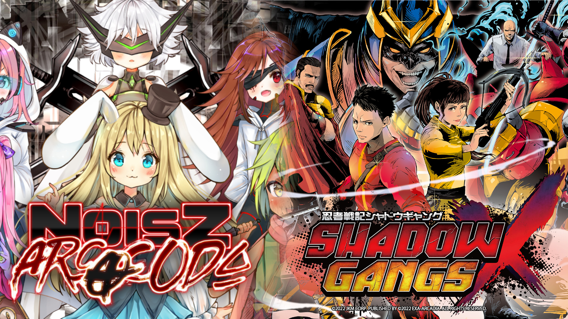 Noisz Arc⌖Coda and Shadow Gangs X Open for Pre-Order