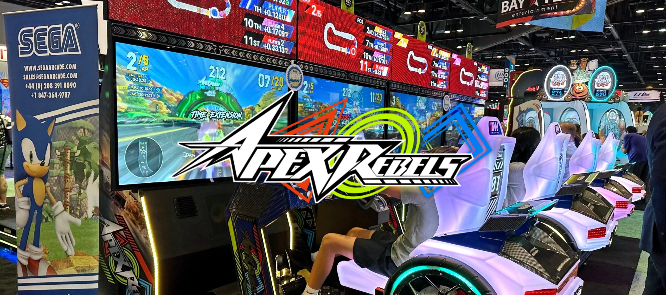 Shinichi Ogasawara and Pang Shu on Apex Rebels