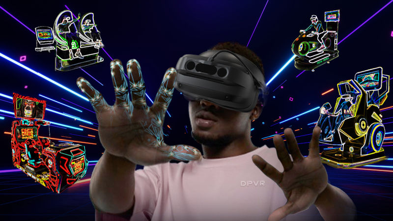 DPVR E4 Arc Brings Controller-Free Hand Tracking to VR Arcades