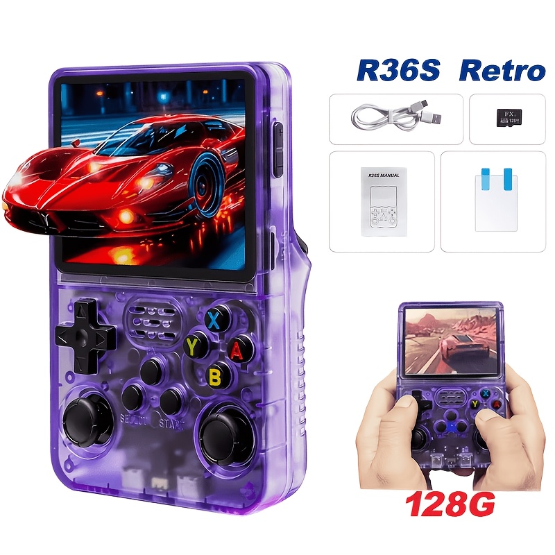 R36 Pro Vintage Handheld Game Console – 3.5-Inch IPS Screen, 128GB Storage - Image 9