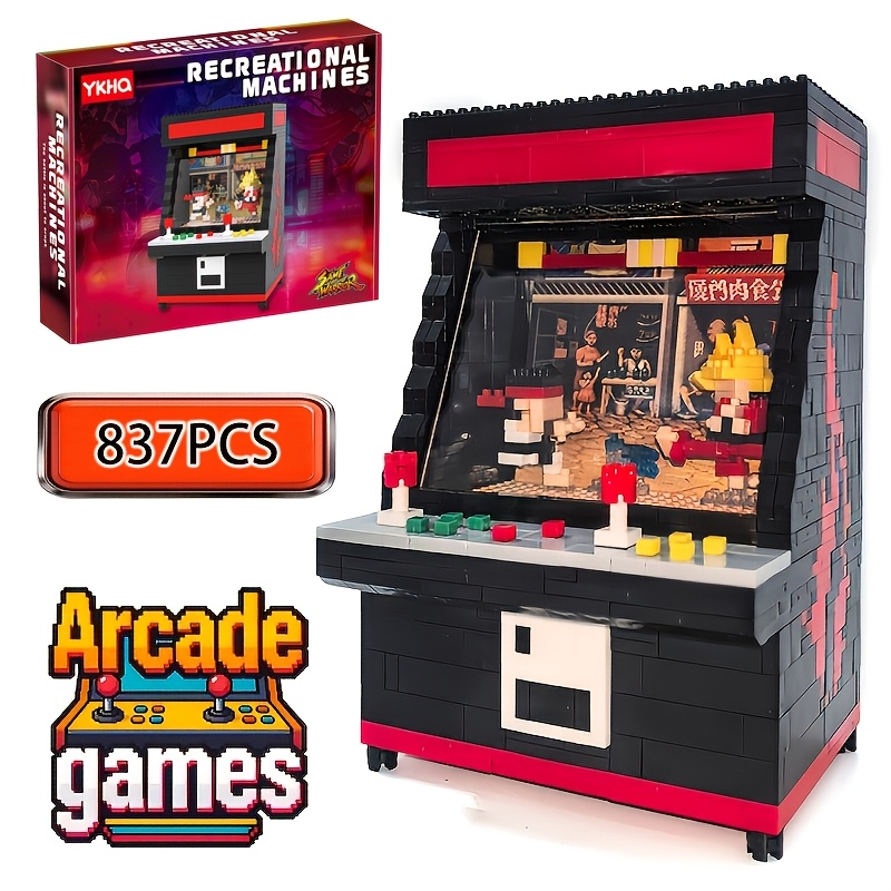 Arcade Fighter Game Machine Building Blocks