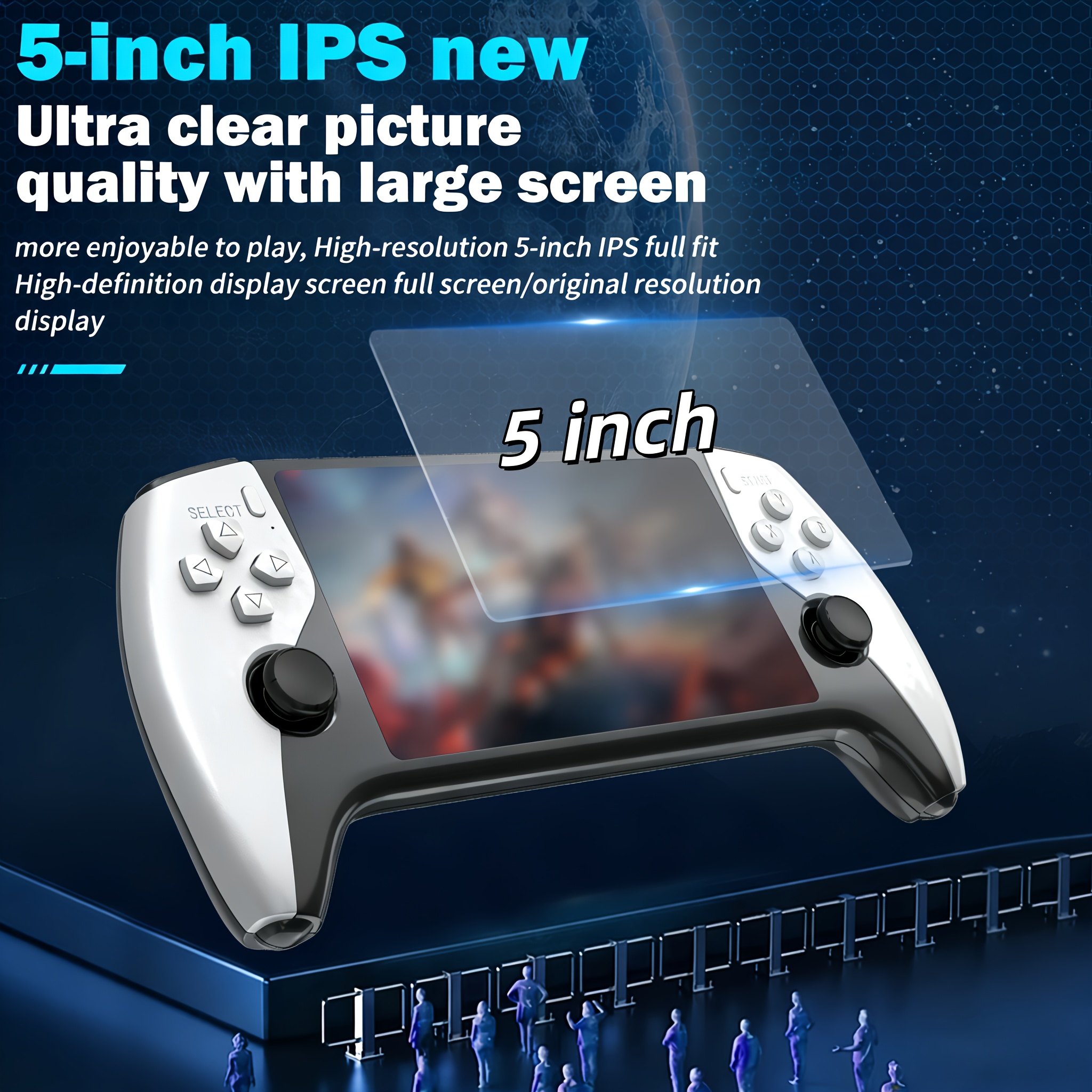 SF3000 Vintage Handheld Game Console – 3.5-Inch IPS Screen, Linux System and 64GB Storage - Image 8