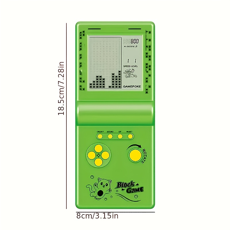 Retro Mini Brick-Style Handheld Gaming Console – Portable Multi-Game System - Image 2
