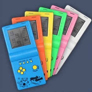 Retro Mini Brick-Style Handheld Gaming Console – Portable Multi-Game System