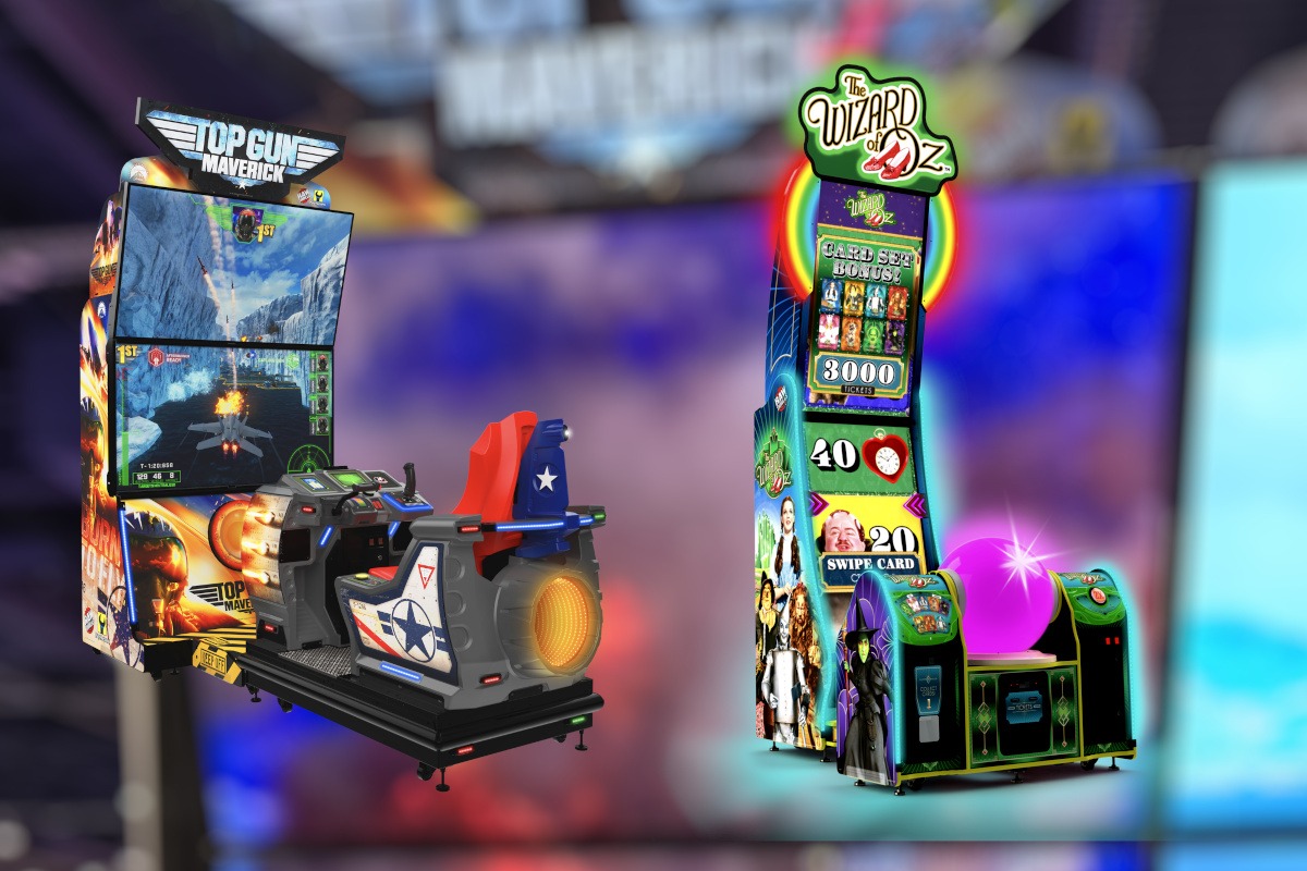 Raw Thrills Arcade Update: Top Gun Maverick and The Wizard of Oz