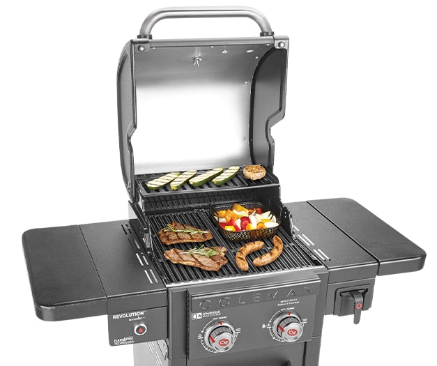 Coleman Revolution 2 Burner BBQ - Black Gloss
