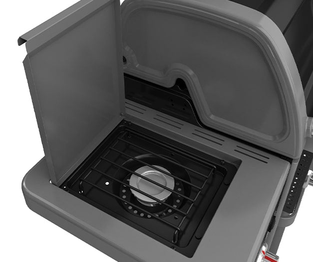 Coleman Revolution 4 Burner BBQ with Side Burner - Black Matte