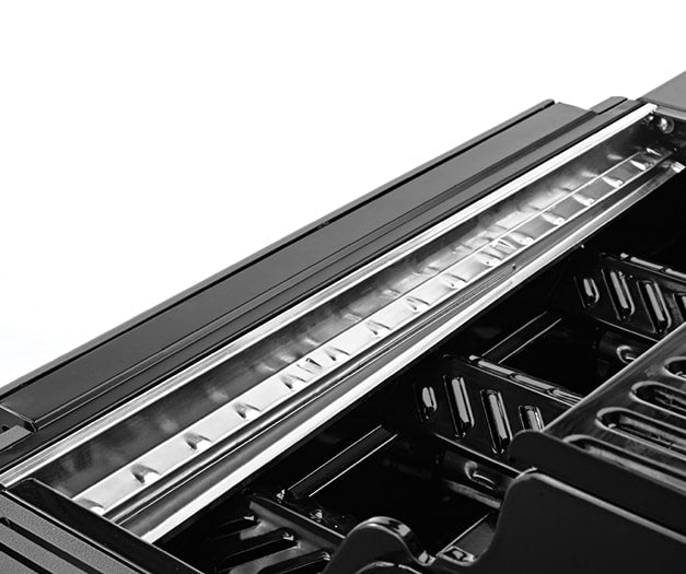 Coleman Revolution 4 Burner BBQ with Side Burner - Black Gloss