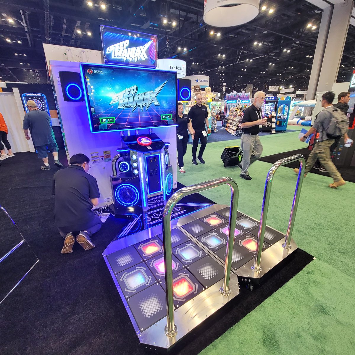 StepManiaX standard by Step Revolution at IAAPA 2024