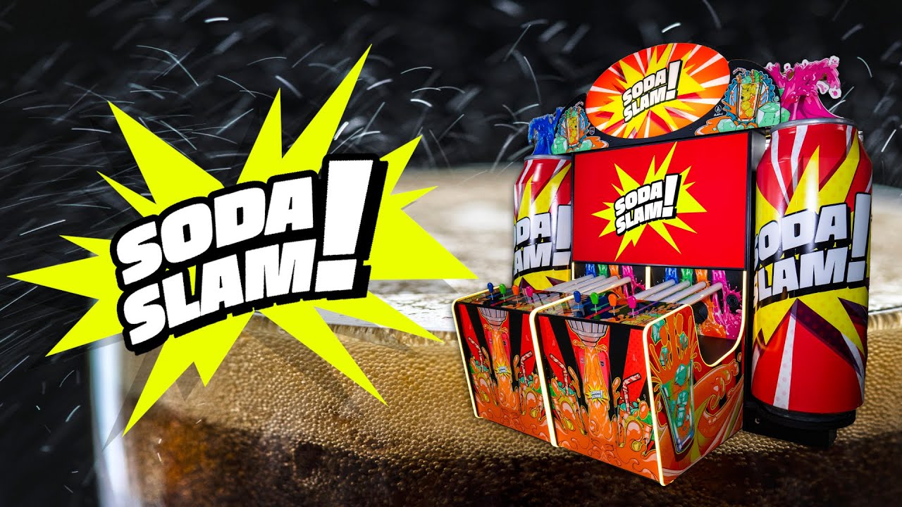 Soda Slam! Brings Two-Player Soft-Drink Action to Arcades