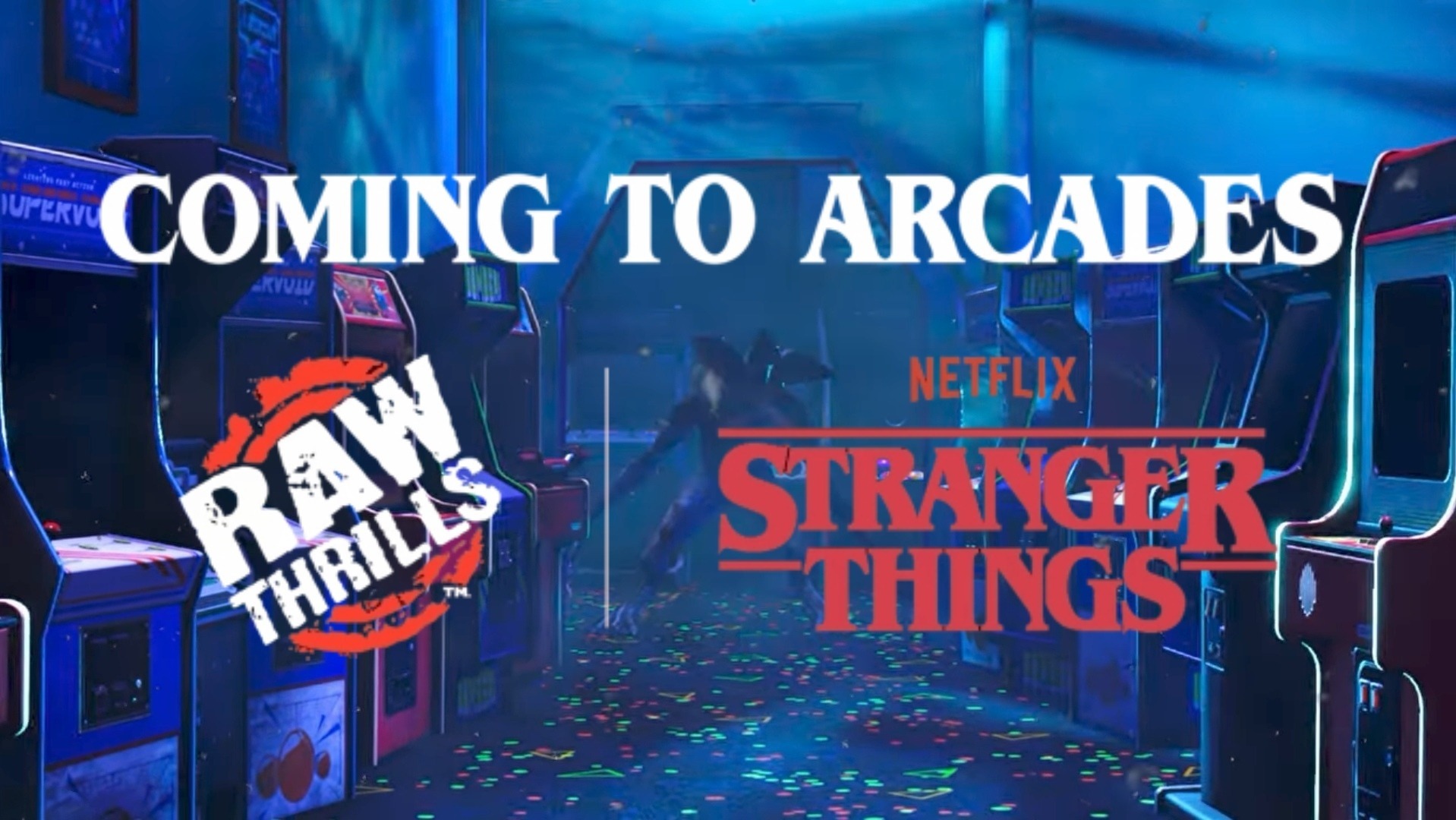 Stranger Things Arcade Teased by Raw Thrills
