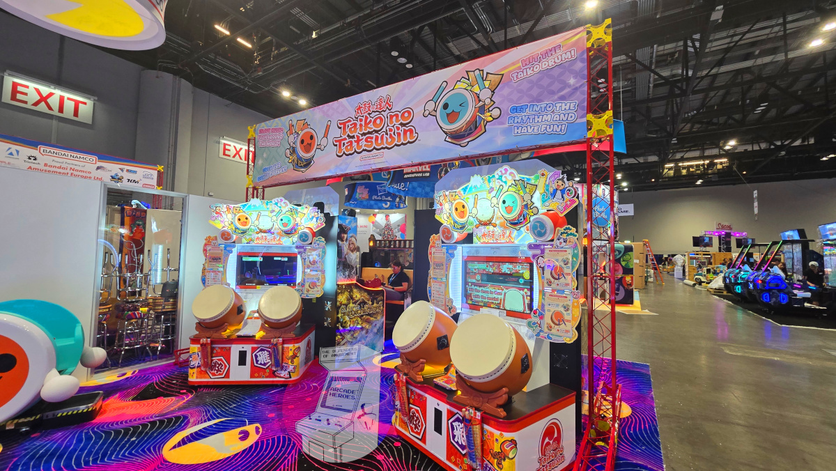 Taiko No Tatsujin USA Model by Bandai Namco at IAAPA 2024