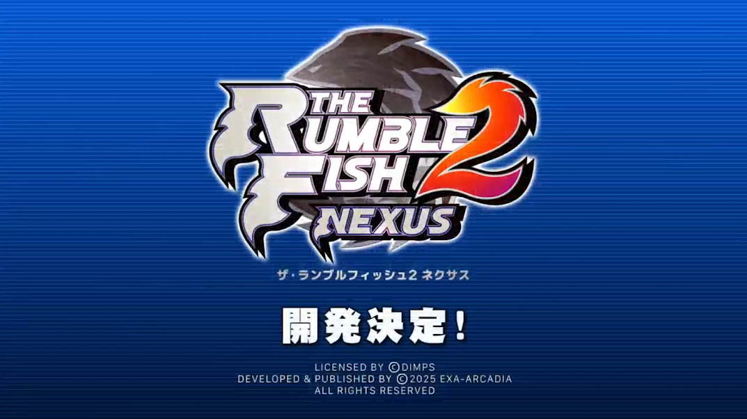 The Rumble Fish 2 Nexus by exA-Arcadia, revealed at EVO Japan 2025