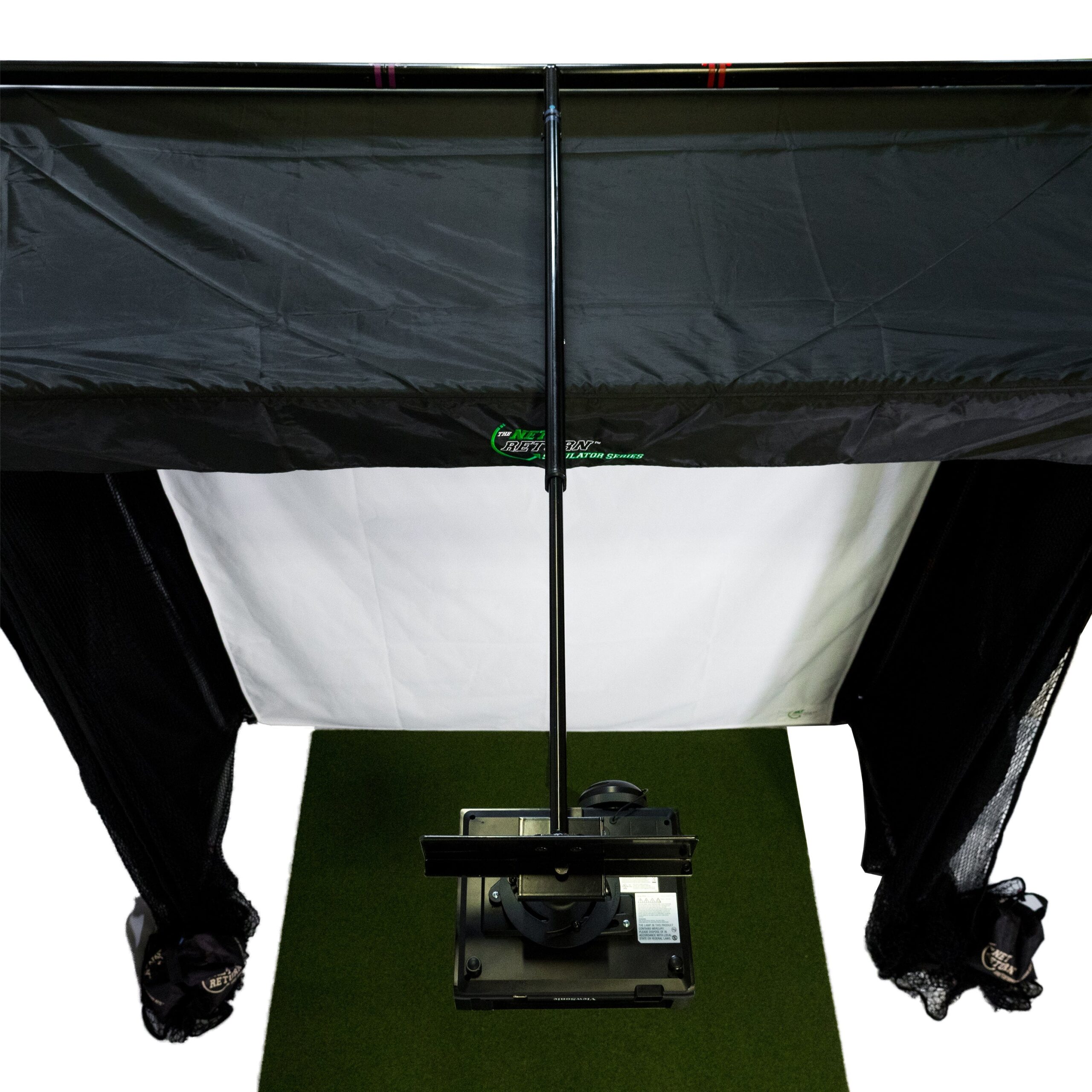Simulator Series 8 Golf Simulator Bay + Pro Turf mat