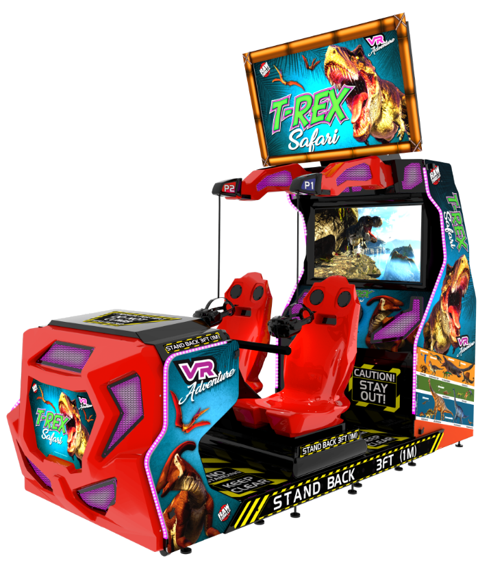 Raw Thrills Brings T-Rex Safari VR Adventure to Arcades