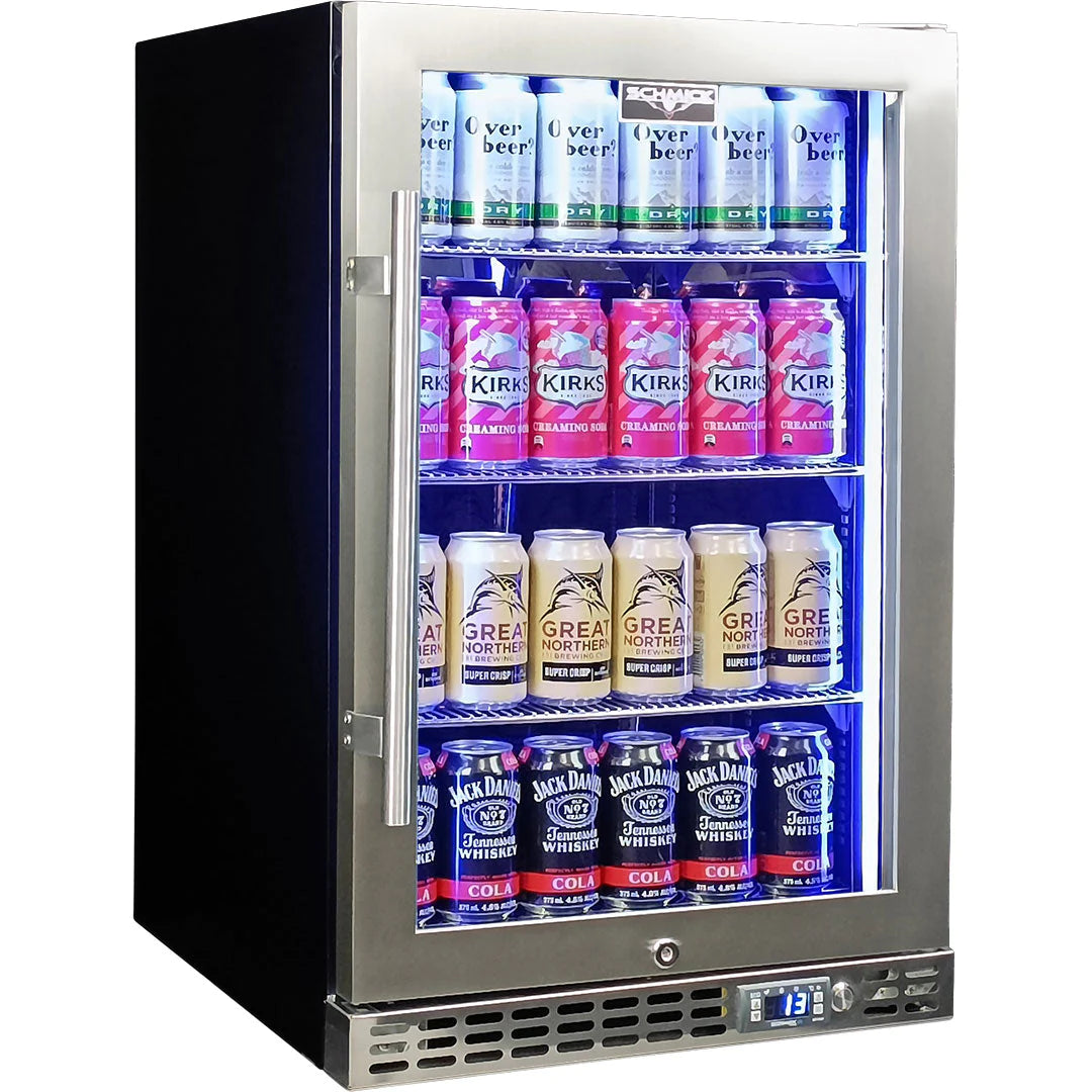 Schmick Quiet Running Front Venting 121L Bar Fridge
